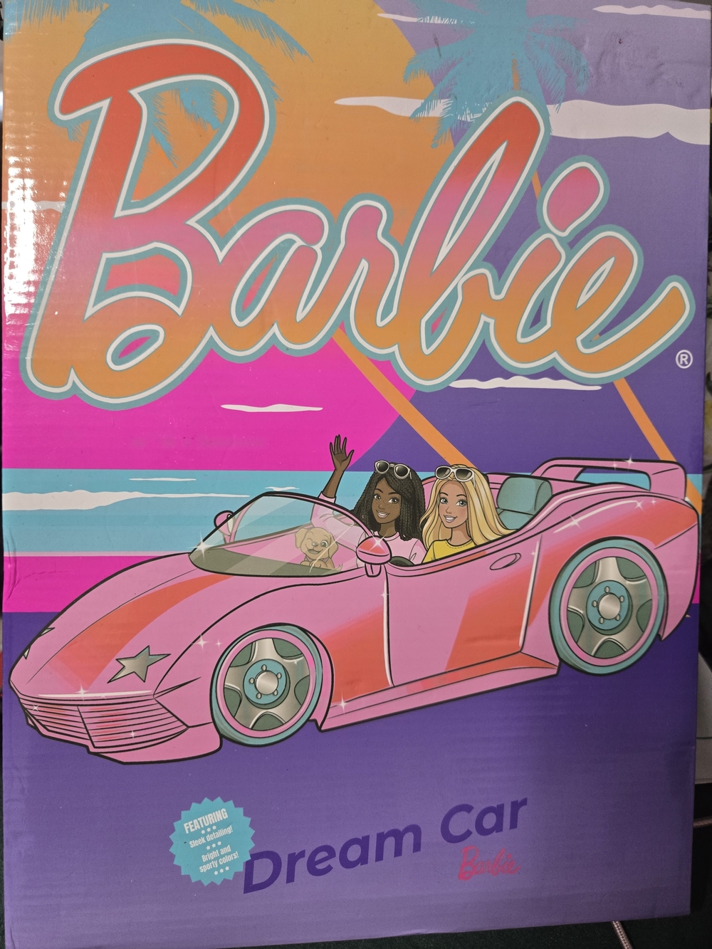 Barbie Pink Dream Car Tote/Box Art BRAND NEW IN THE BOX
